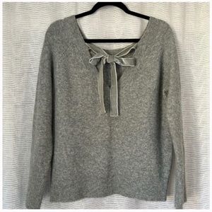 J.Crew bow-back sweater